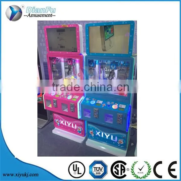 Amusement Park Arcade Double Players Claw Toy Crane Kids Coin Operated Game Machine for Sale photo-6
