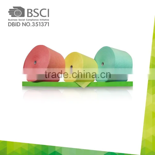 Cheap Good Quality Big Spunlace Nonwoven Fabric Rolls Kitchen Multipurpose Clothing Wipes photo-5