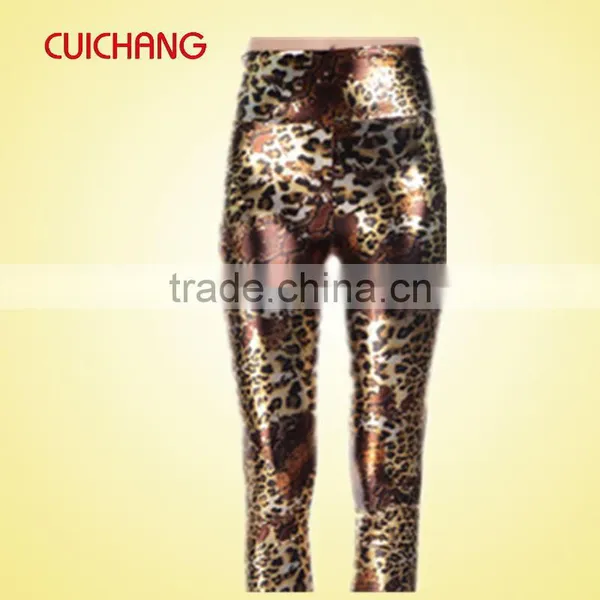 Wholesale Polyester/spandex Heat Transfer Custom Design Fashion Women Pants Leggin, Women Pants JSK-071 photo-3