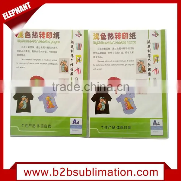 Dark and Light Inkjet T-shirt Thermal Printing Glossy Heat Transfer Paper photo-4