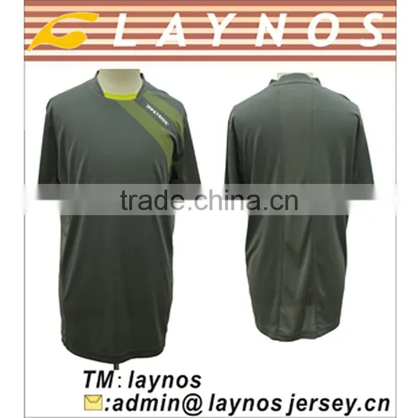 Best Quality Cooldry Brown Soccer Jersey photo-3