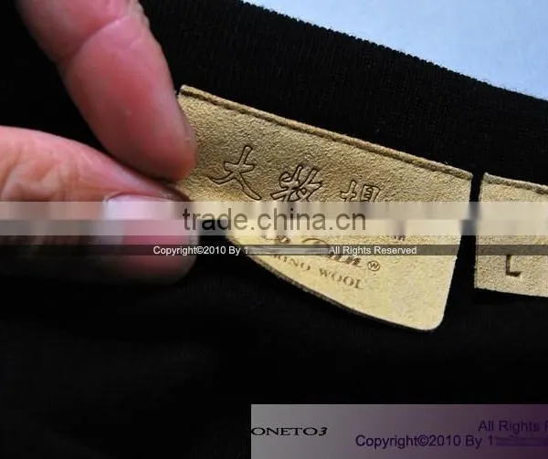 Custom Mens Pure 100% Merino Wool Outdoor Winter Sports Long Sleeves Fleece Thermal Underwear Thicke Tops&bottom Epedition Weigh photo-4