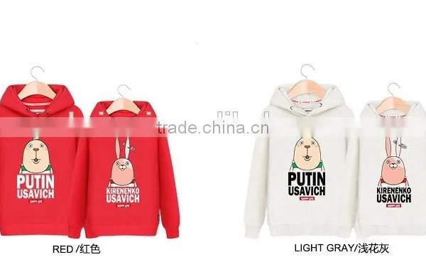 Fashional Design Couple Sweatshirt With Hood Popular Among Adults photo-2