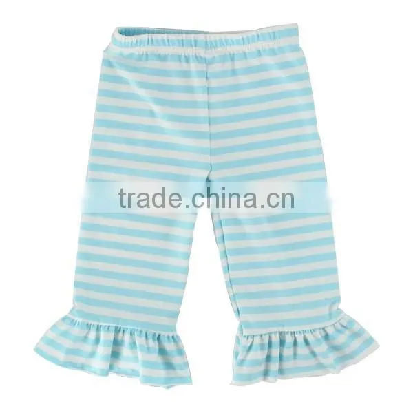 New Design Baby Cotton Stripe Petti Pants Wholesale Children's Boutique Capris photo-2