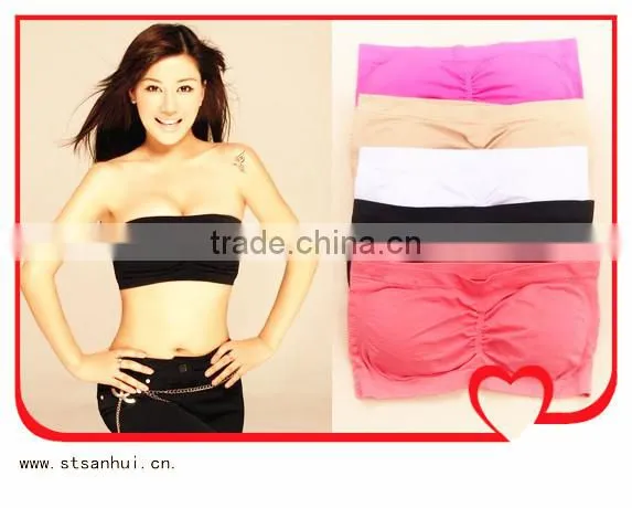 2015 China Factory Wholesale Young Ladies Sport Seamless Bra Underwear photo-3
