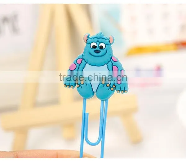 Planner Clip PVC Customizable Cartoon Shape Paper Clip Planner Accessories photo-2