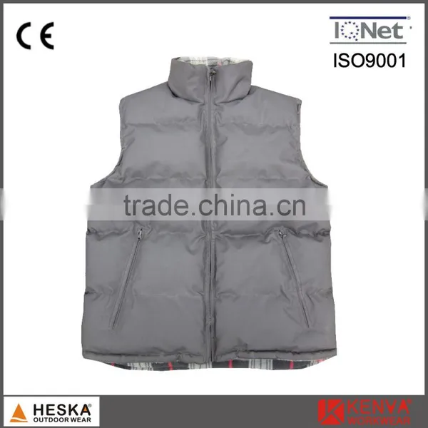 OEM Cheap Winter Mens Bodywarmer Quilted Padding Waistcoat photo-2