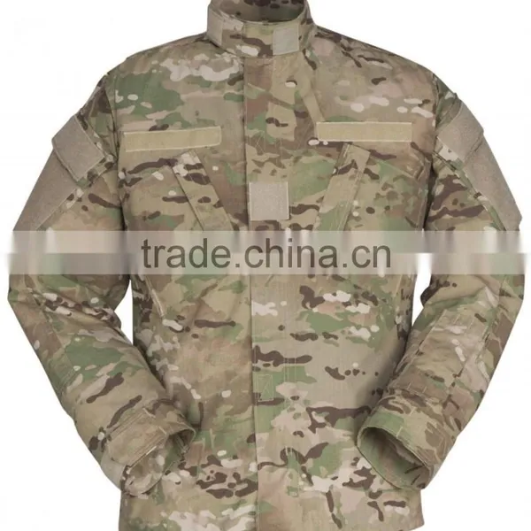 Military Camoflage Camo Shirt Army Combat ACU Jacket photo-2