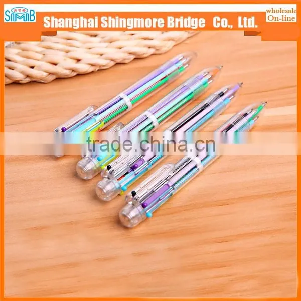 China Hot Sales Cheap Price Plastic Muti-function Six Color Ballpoint Pen photo-5