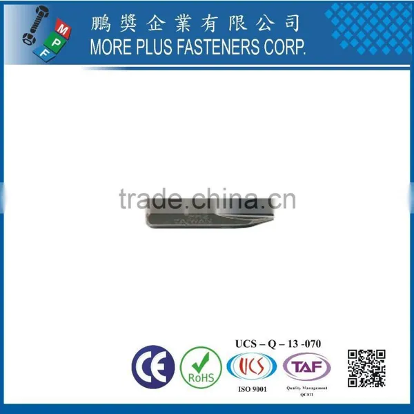 Made in Taiwan High Quality 1/4" HEX INSERT BITS SQ RECESS BITS 01D HEX INSERT BITS 01D photo-2