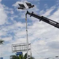 Easy Installation 40W All In One Integrated Solar Street Lights 100sets SC-NH100 in Mexico