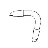 Standard Ground Mouth 70° Bent Distilling Head