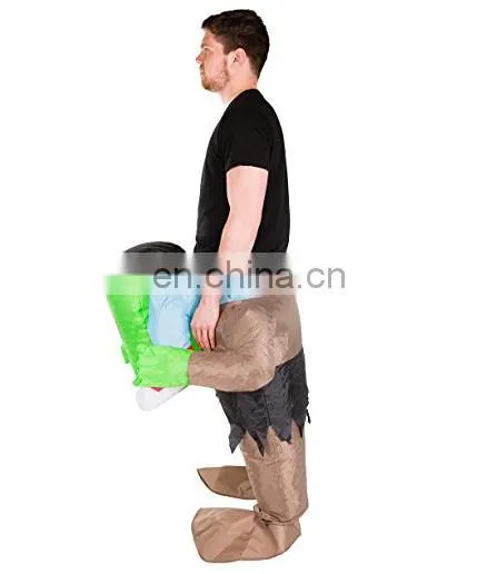 Funny Inflatable Costume Cubic Face Design Halloween Dress for Adults photo-5