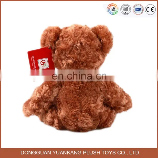 EN71 Standard Promotional Brown Color Cute Plush Teddy Bear Toy photo-6