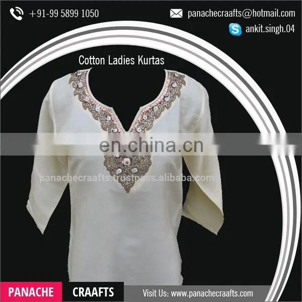 Beaded Ladies Kurta at Wholesale Price photo-4