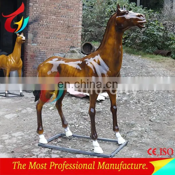 Lifesize Resin Horse Statue for Garden Decoration photo-3