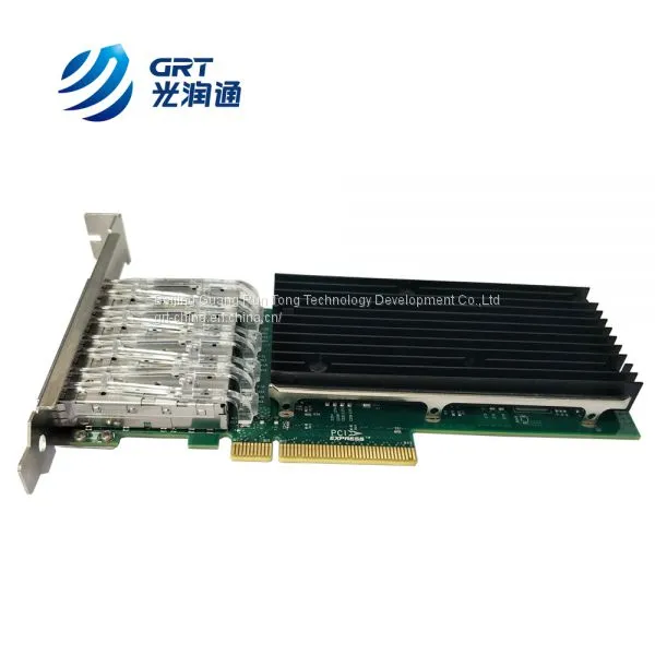 F1004E Intel XL710 4-port SFP+ Fibre Optic NIC SFP 10g Network Card photo-4