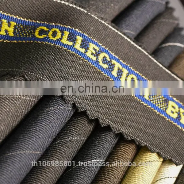 Polyester/Viscose Fabric Dyed Suiting (Big Stripes)