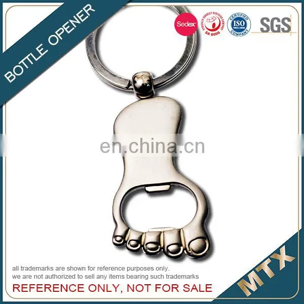 Zinc Alloy 3D Bottle Opener Keychain, Keyring Factory photo-2