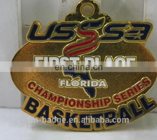 New Design Medal Customized With Different Color/basketball Match Award Medal,championship Series First Place Florida Medal