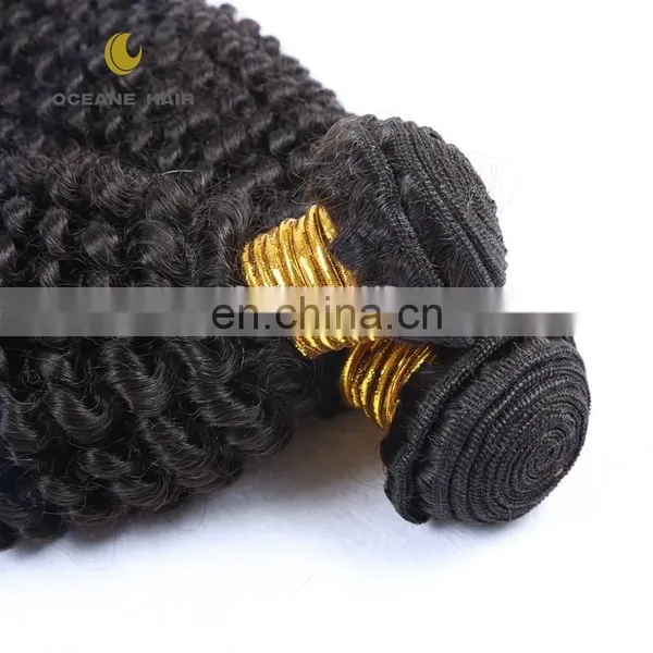 Unprocessed Brazilian Human Hair, Kinky Curly Virgin Human Hair Weave photo-4