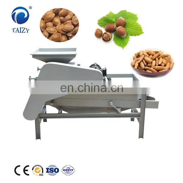 Hazel Nut Almond Dehuller Shelling Remove Machine photo-2