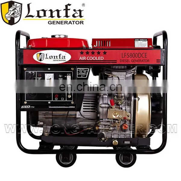 5000W Open Type Diesel Generator Set With Handle and Wheels photo-5