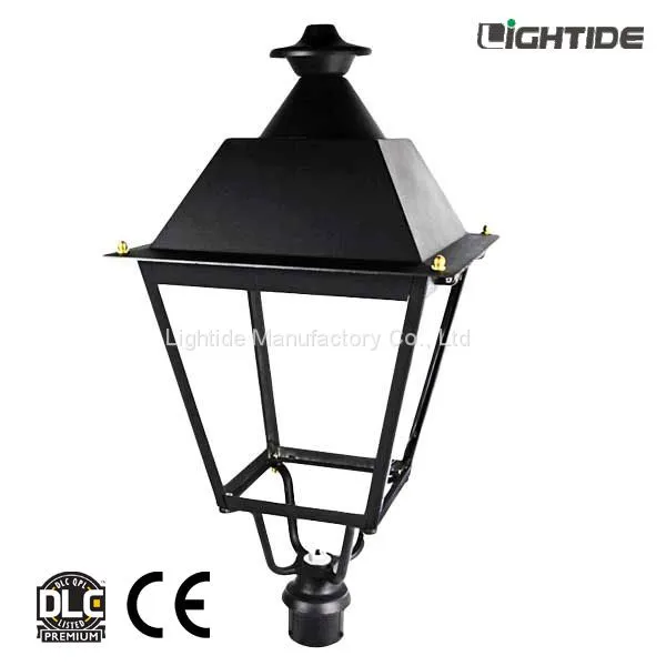 Outdoor DLC QPL Post Top LED Lights 50W, 100-277vac, 5 Yrs Warranty
