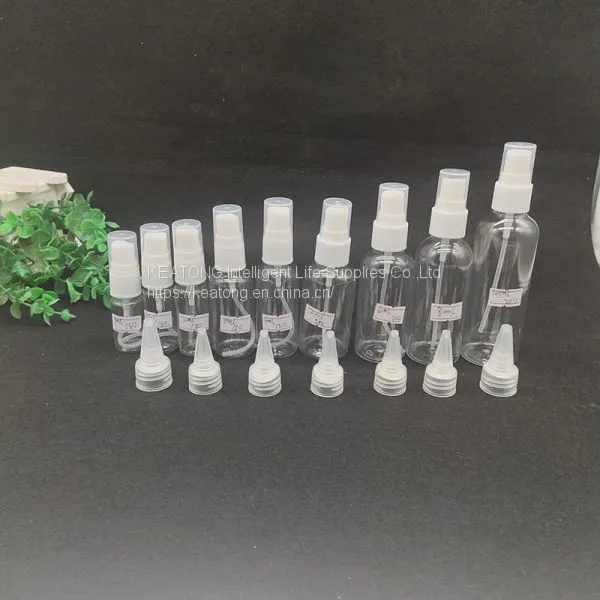 Hot Sell PET Plastic Clear Bottle 10ml 15ml 30ml 40ml 50ml 60ml 100ml 120ml 150ml 180ml OEM Customized PET Plastic Material Spray Bottle photo-3