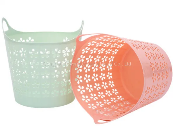 Custom Plastic Storage Basket For Garbage Laundry Basket For Bathroom photo-2