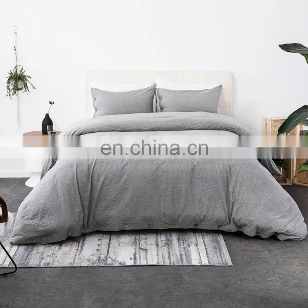 Luxury Wholesale Design Cheap 100% Cotton Hotel Duvet Cover Bedding Set photo-3