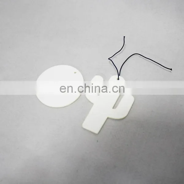 White Color Square Crown Vent Clip Custom Air Freshener Paper Car photo-2
