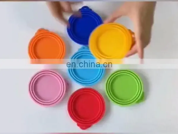 High Quality Universal Pet Food Can Cover Reusable Silicone Pet Can Cover Cat & Dog Can Lid Cover
