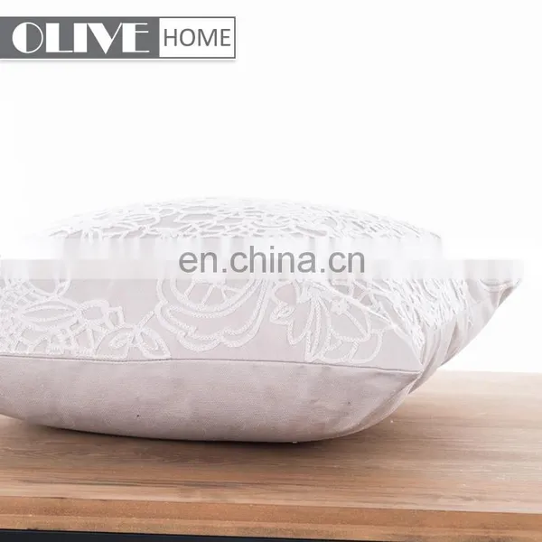 2018 Latest Design Custom Embroidery 100% Polyester/fabric Cushion Macrame Pillow Custom for Sofa photo-3