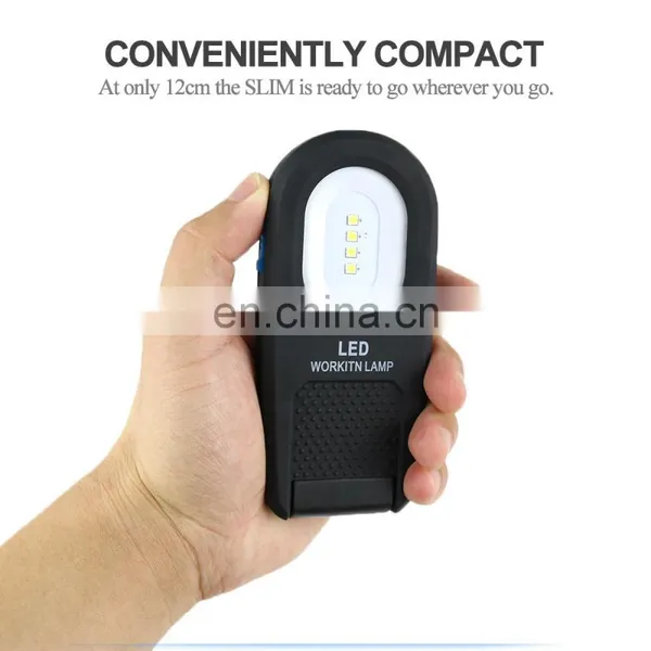4 Mode USB Rechargeable LED Work Light With Folding Magnetic Base and Hook photo-3