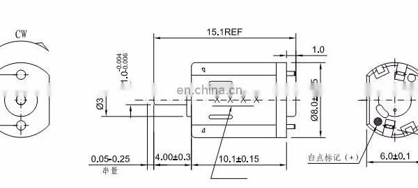 Precision Metal Brush 1.5-3V High Speed DC Miniature Motors K10 photo-4