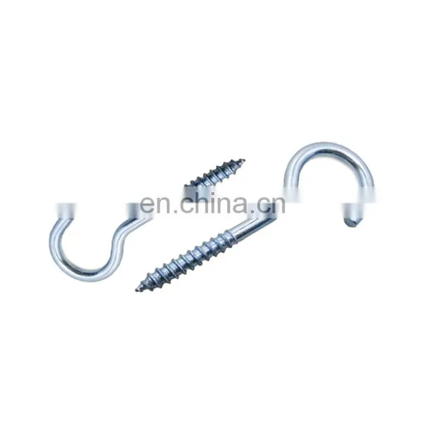 Zinc Plated Eye Screw Close Eye Hook Screw,brass Plated Screw Eyes photo-5