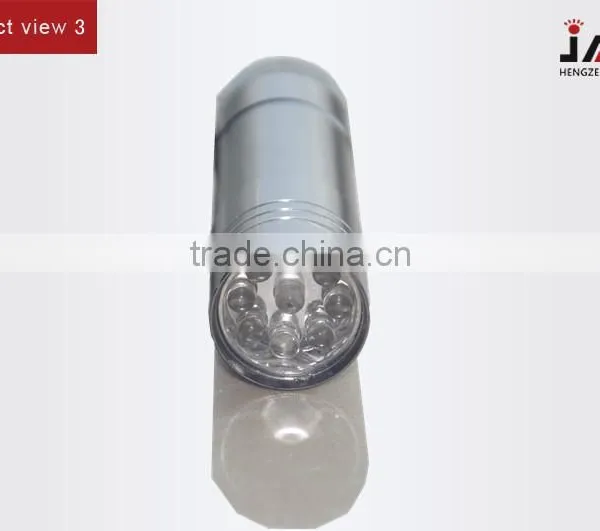 JAK HF1203 Shockproof 9 LED Aluminium Flashlight photo-4
