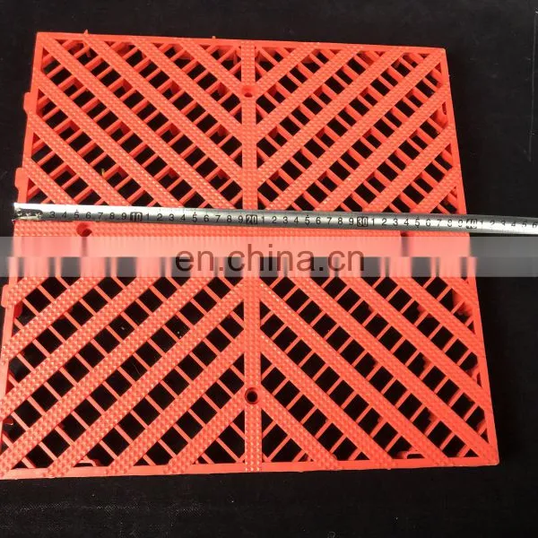 PP Plastic Grid 4s Shop Car Wash Station Non-slip Grille Floor Mat Water -proof Floor Grill photo-5