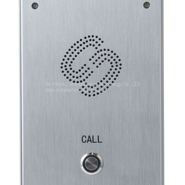 IP Voice Intercom, Wall-mounted One-button Intercom, Hands-free Industrial Phone