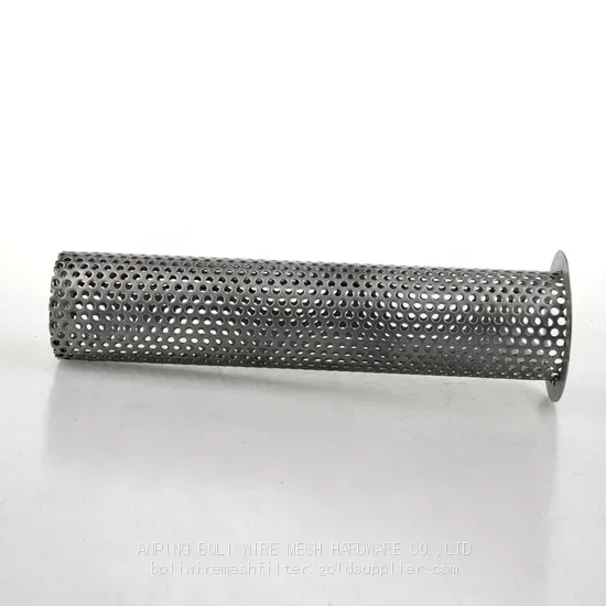 Stainless Strainer Tube Filter Stainless Steel Tube Filter Stainless Tube Strainer Stainless Steel Perforated Metal Tube Bucket Basket Filter Strainer photo-3