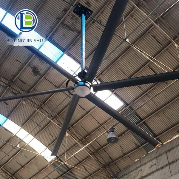 Chongqing Industrial Large Hanging Fan, Powerful Large Industrial Fan, 7.3 - Meter High - Power Permanent Magnet Hanging Fan, Produced and Installed by Bailing photo-2