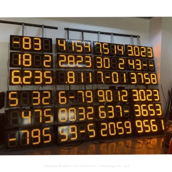 China Factory Waterproof Gas Station Led Fuel Price Sign Display Customize Size for Global Gas Station Retailers photo-3