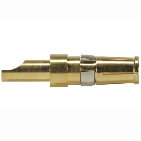 HARTING 09691815821 D-Sub Mixed Female 20A Short S4 Solder Power Contact Gold Plated Copper Alloy Connector for Industrial Applications