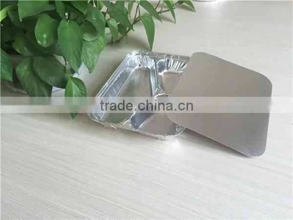 Aluminum Food Pan 3 Compartments Food Tray photo-2