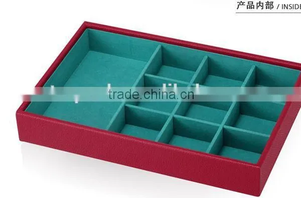 W1275R-2 Leather Jewelry Trays for Showcase