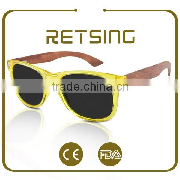 China Custom Wholesale Eyeglasses Frame Plain Mirror Bamboo Glasses photo-3