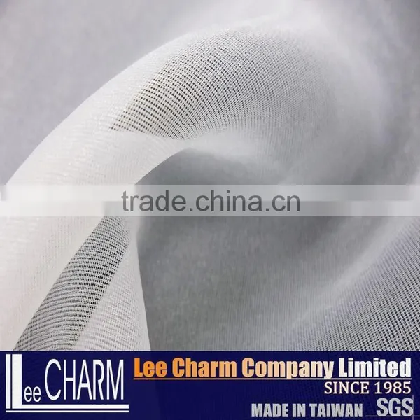 100% Polyester Satin Ivory Organza Fabric photo-3