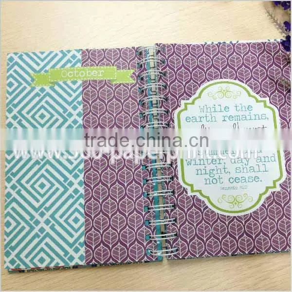 Spiral Notebook Color Pages Printed Notebook Custom photo-2