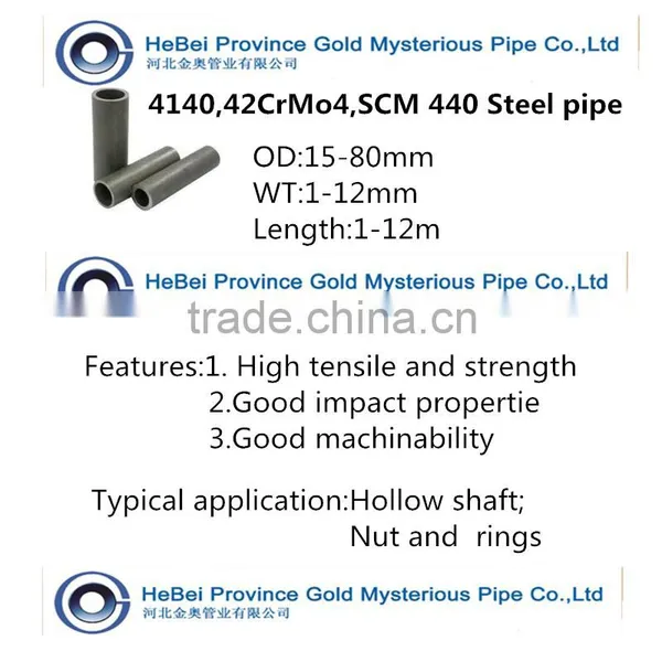 Cold Drawn Seamless Pipe Steel Cr/Mn Alloy Pipes From China photo-5